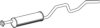 TOYOT 174305B201 Middle-/End Silencer